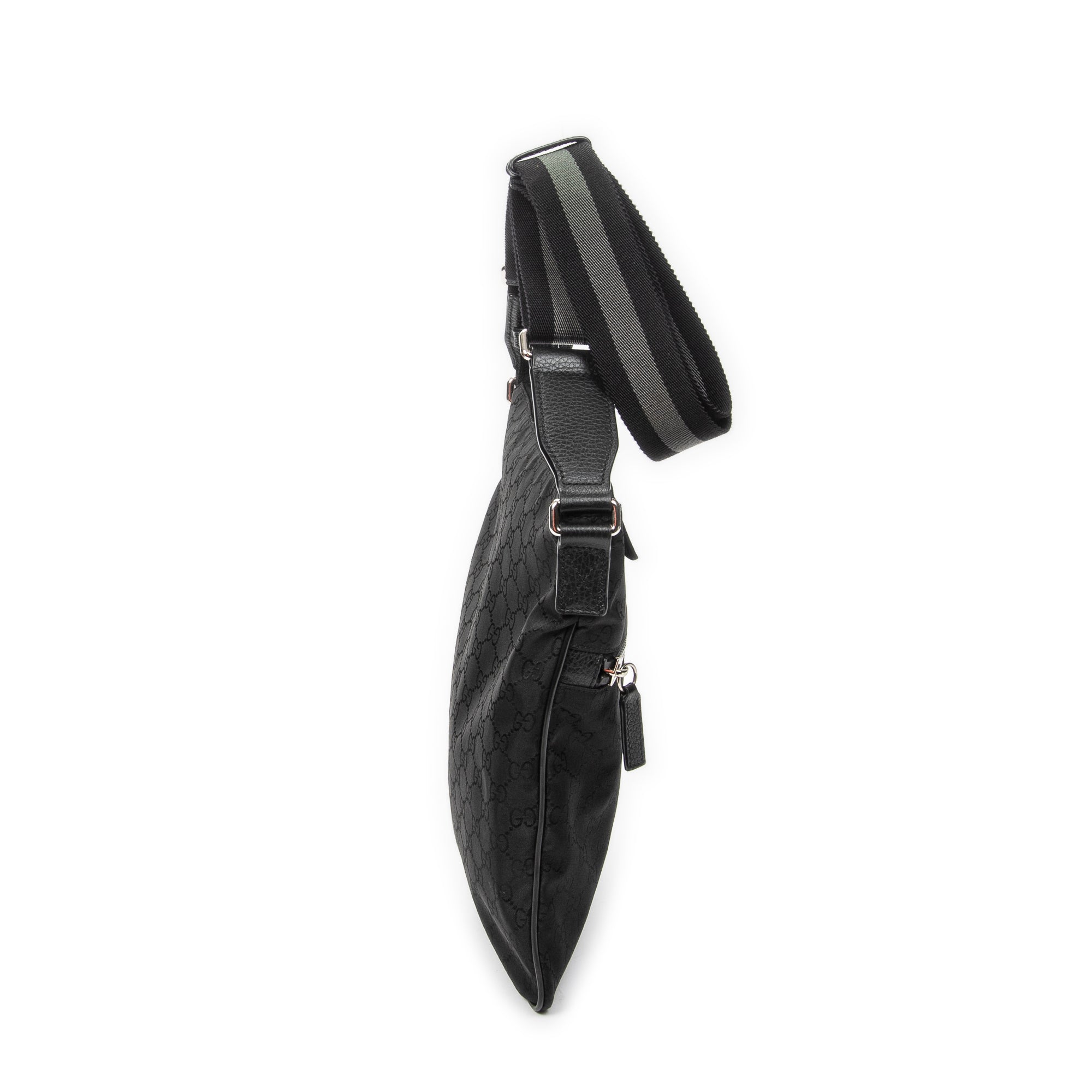 Bolso de Hombro Bandolera Monogram de Lona de Nailon Negra