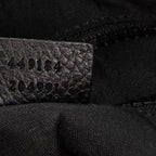Shoulder Bag Messenger Crossbody Black Monogrammed Nylon Canvas