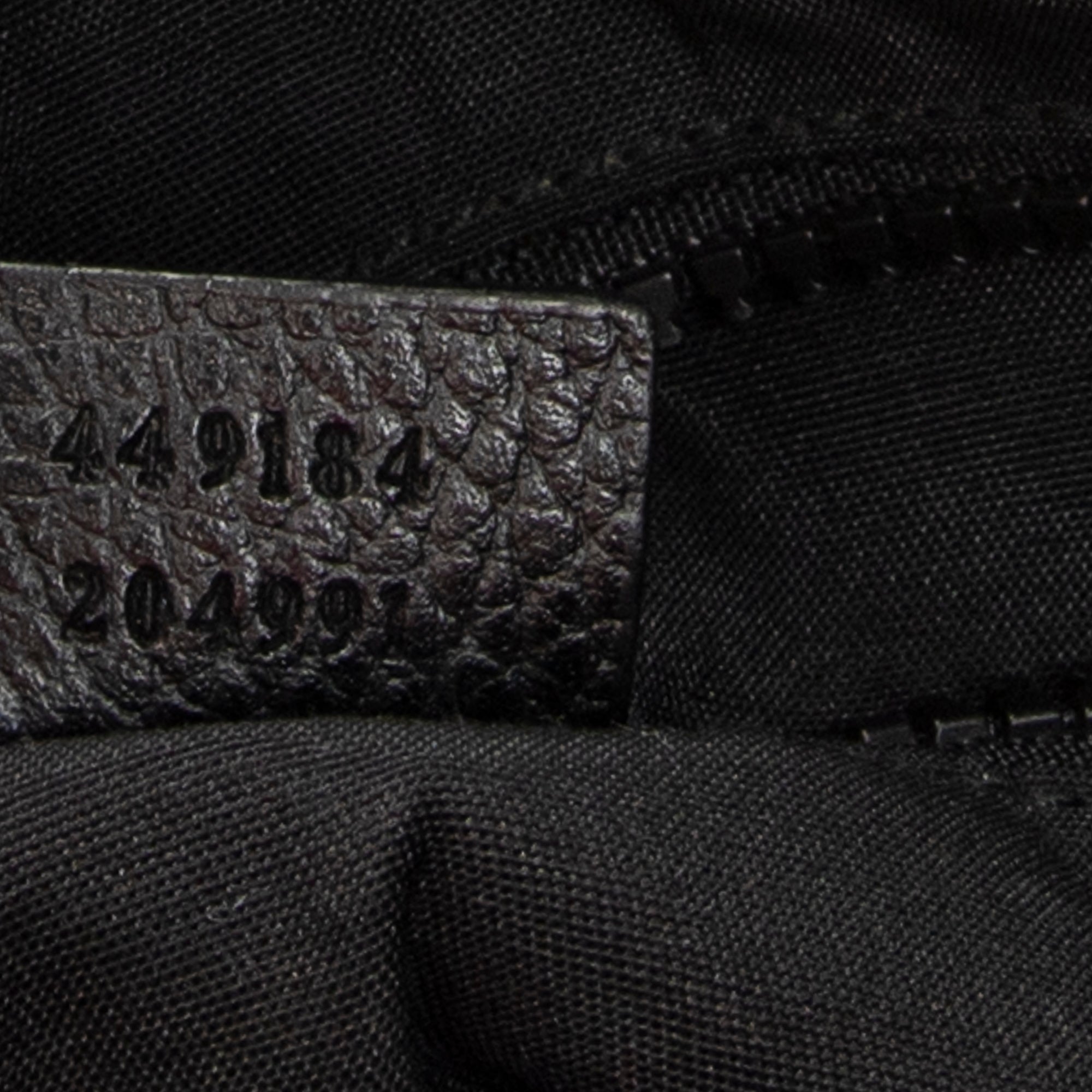 Shoulder Bag Messenger Crossbody Black Monogrammed Nylon Canvas