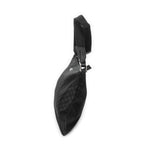 Shoulder Bag Large Flat Messenger Black Monogrammed Nylon Canvas