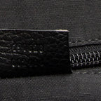 Shoulder Bag Large Flat Messenger Black Monogrammed Nylon Canvas