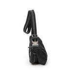 Waist Bag GG Fanny Pack Black Monogrammed Nylon Canvas