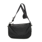 Waist Bag GG Fanny Pack Black Monogrammed Nylon Canvas