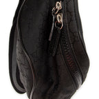 Waist Bag GG Fanny Pack Black Monogrammed Nylon Canvas