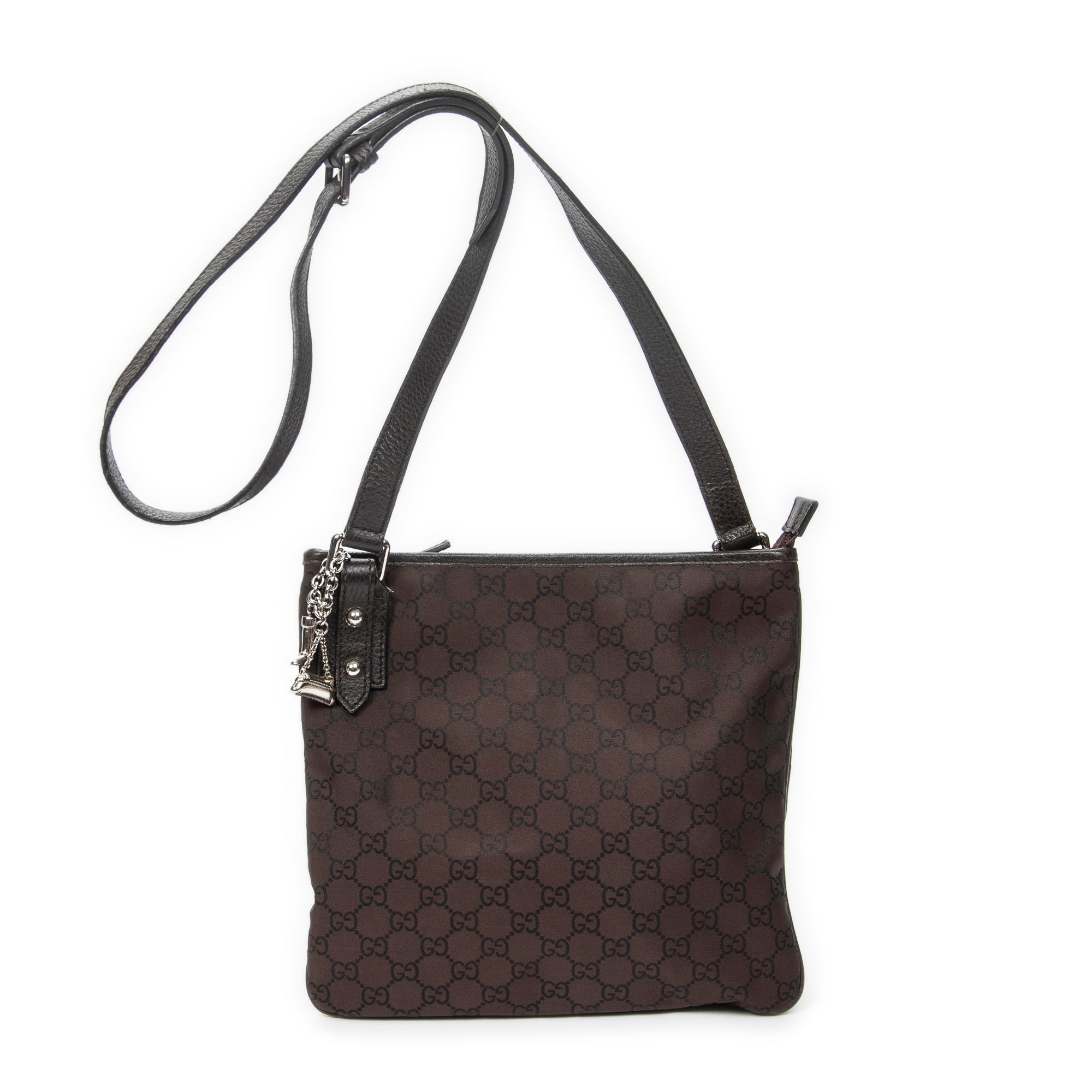 Shoulder Bag Jolicoeur Messenger Brown Monogrammed Canvas