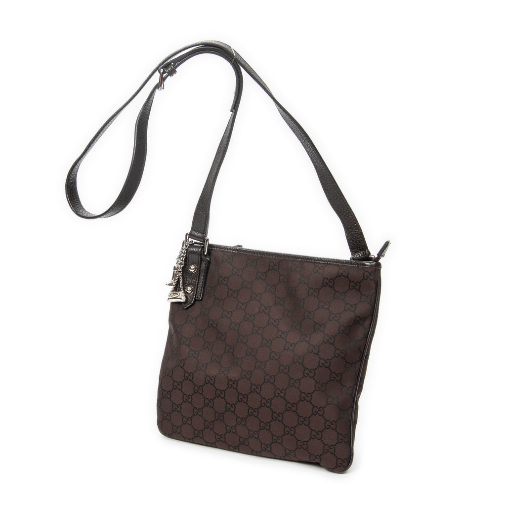 Shoulder Bag Jolicoeur Messenger Brown Monogrammed Canvas