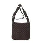 Shoulder Bag Front Pocket Jolicoeur Messenger Brown Monogrammed Nylon Canvas