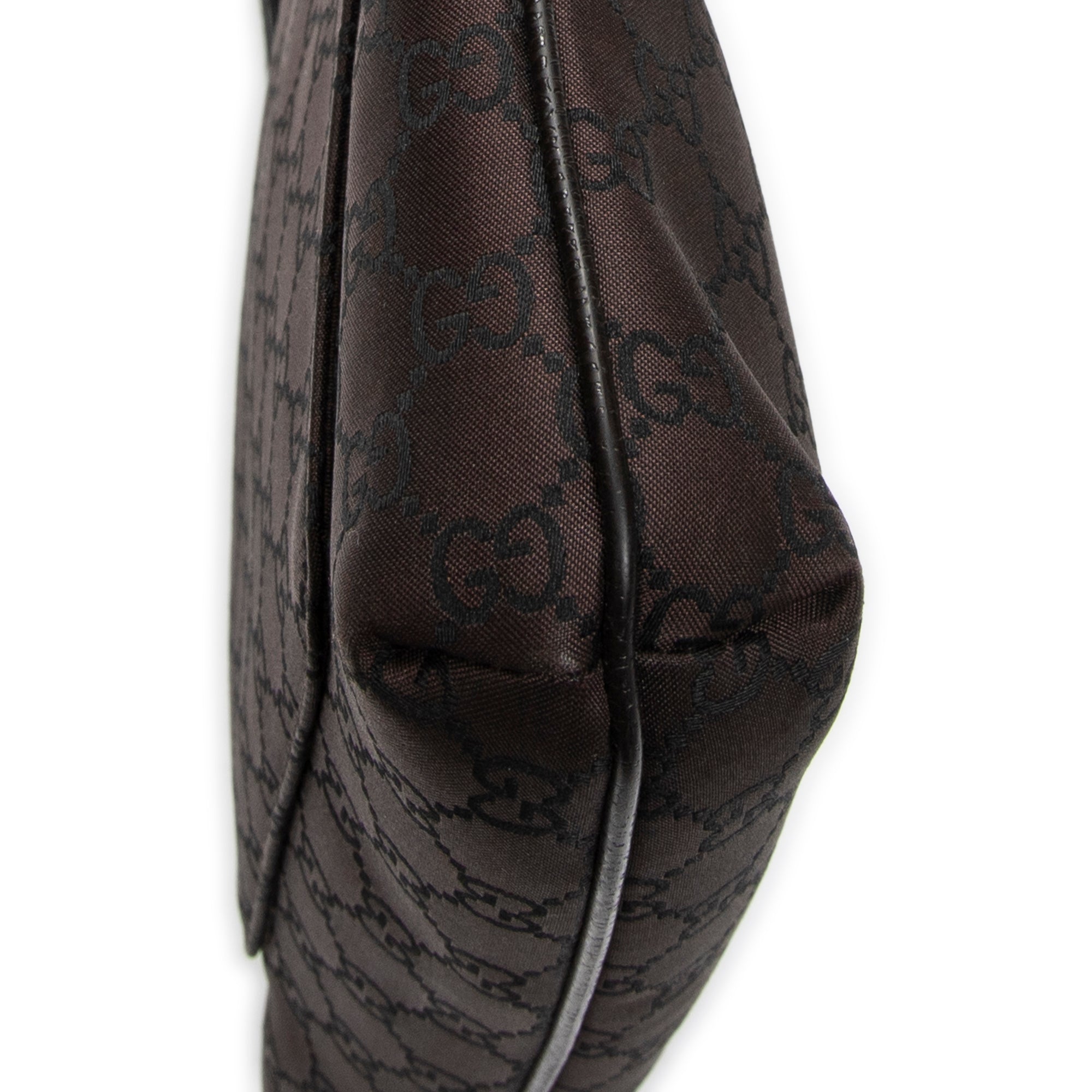 Shoulder Bag Front Pocket Jolicoeur Messenger Brown Monogrammed Nylon Canvas