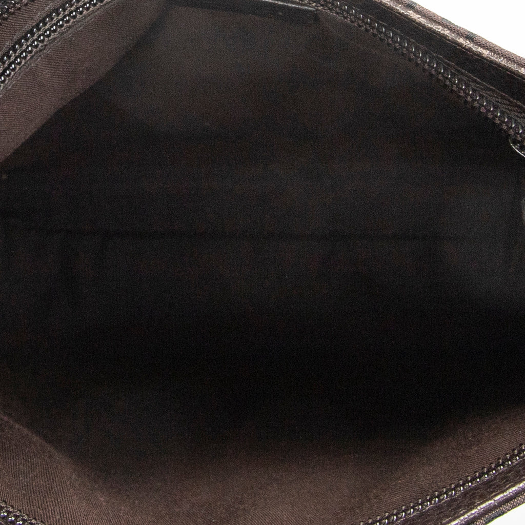 Shoulder Bag Front Pocket Jolicoeur Messenger Brown Monogrammed Nylon Canvas