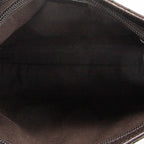 Shoulder Bag Front Pocket Jolicoeur Messenger Brown Monogrammed Nylon Canvas