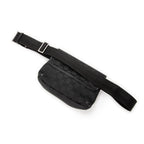 Shoulder Bag Small Waist Pouch Black Monogrammed Canvas