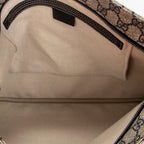 Shoulder Bag Large Square Zip Messenger Grey Supreme Coated Canvas