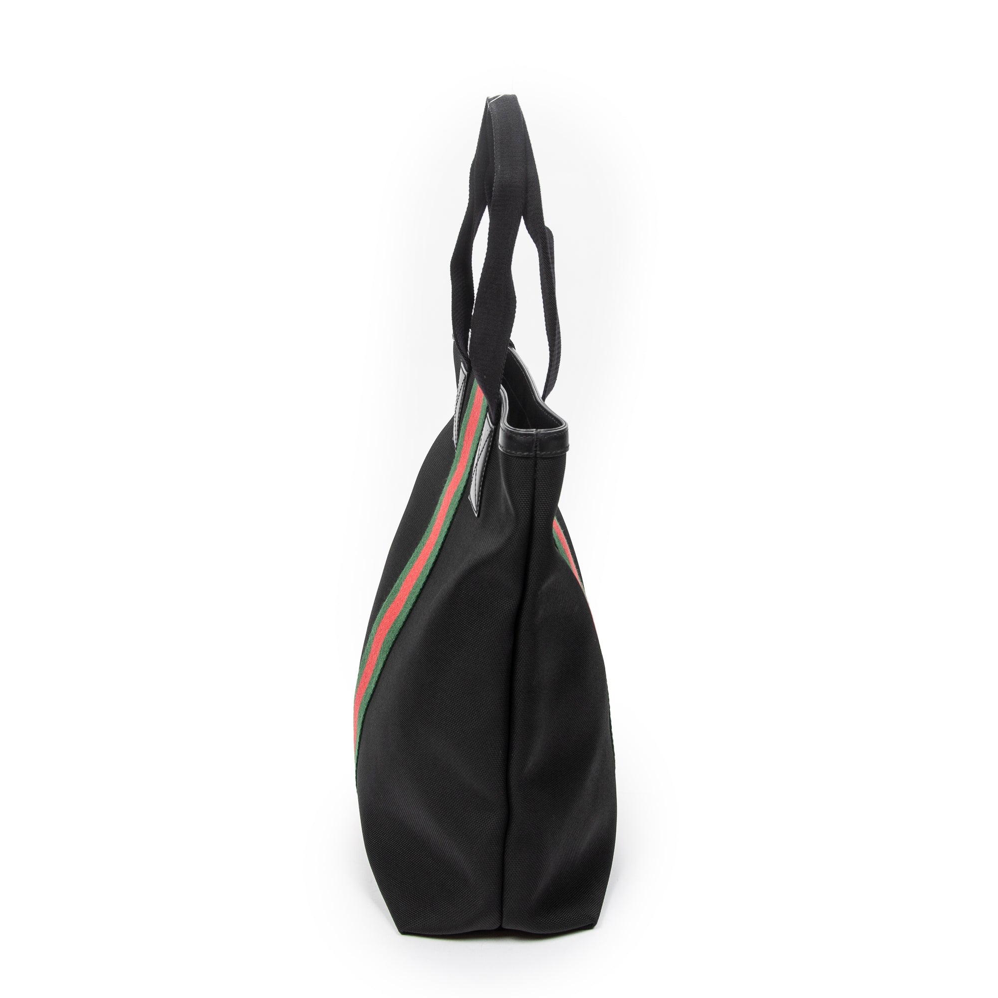 Shoulder Bag Web Techno Tote Black Canvas
