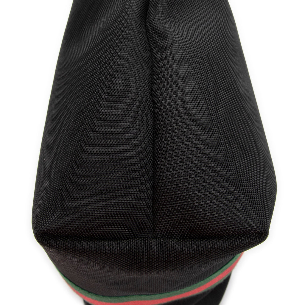 Shoulder Bag Web Techno Tote Black Canvas