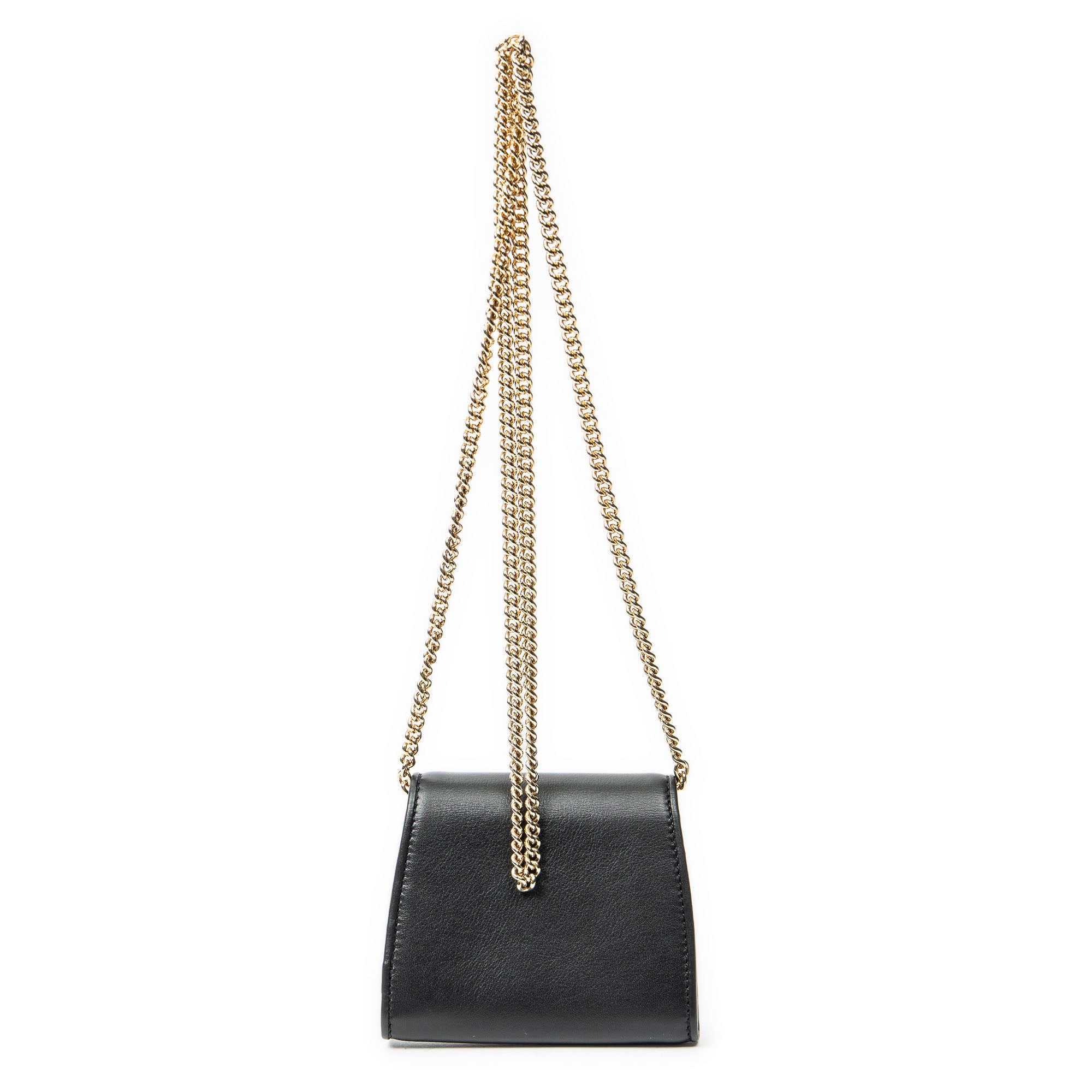 Shoulder Bag Medium Blondie Chain Wallet Black Smooth Calfskin Leather