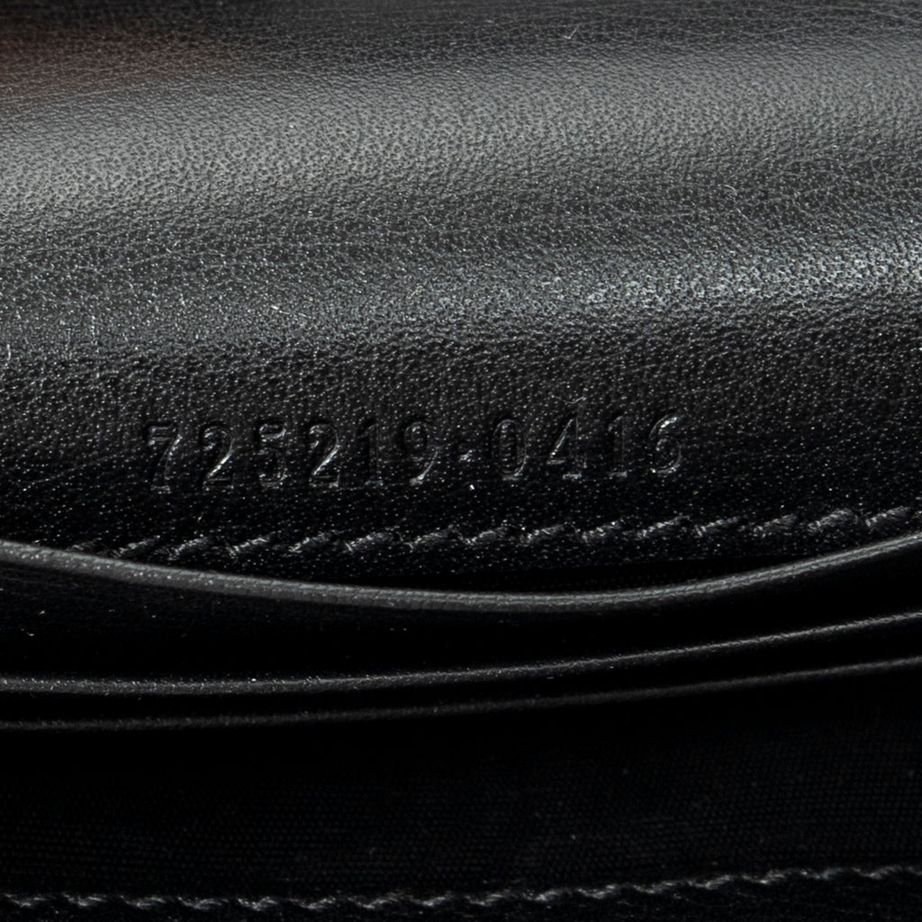 Shoulder Bag Medium Blondie Chain Wallet Black Smooth Calfskin Leather