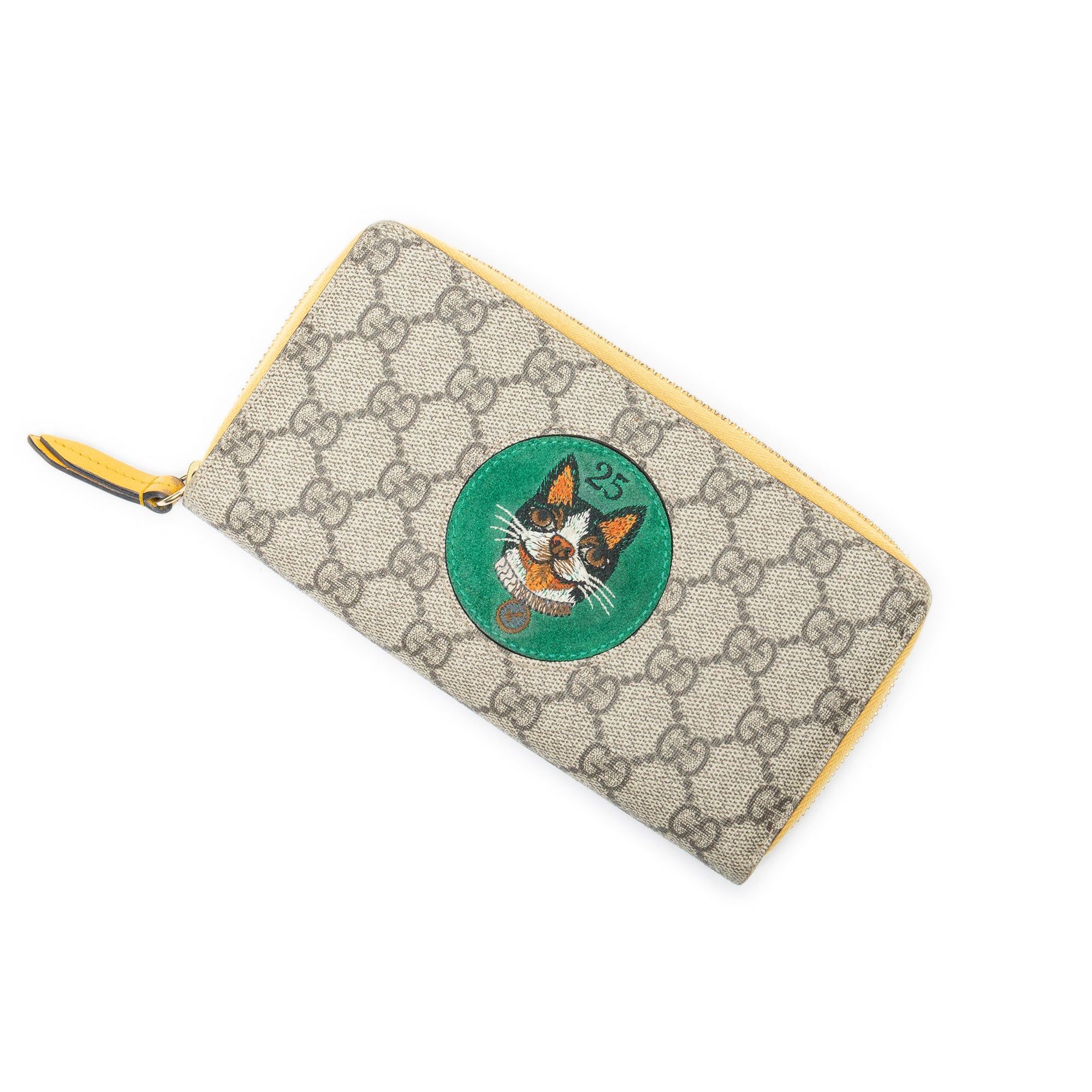 Wallet Boscoe Zip Around Wallet Beige Supreme Coated Canvas