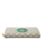 Wallet Boscoe Zip Around Wallet Beige Supreme Coated Canvas