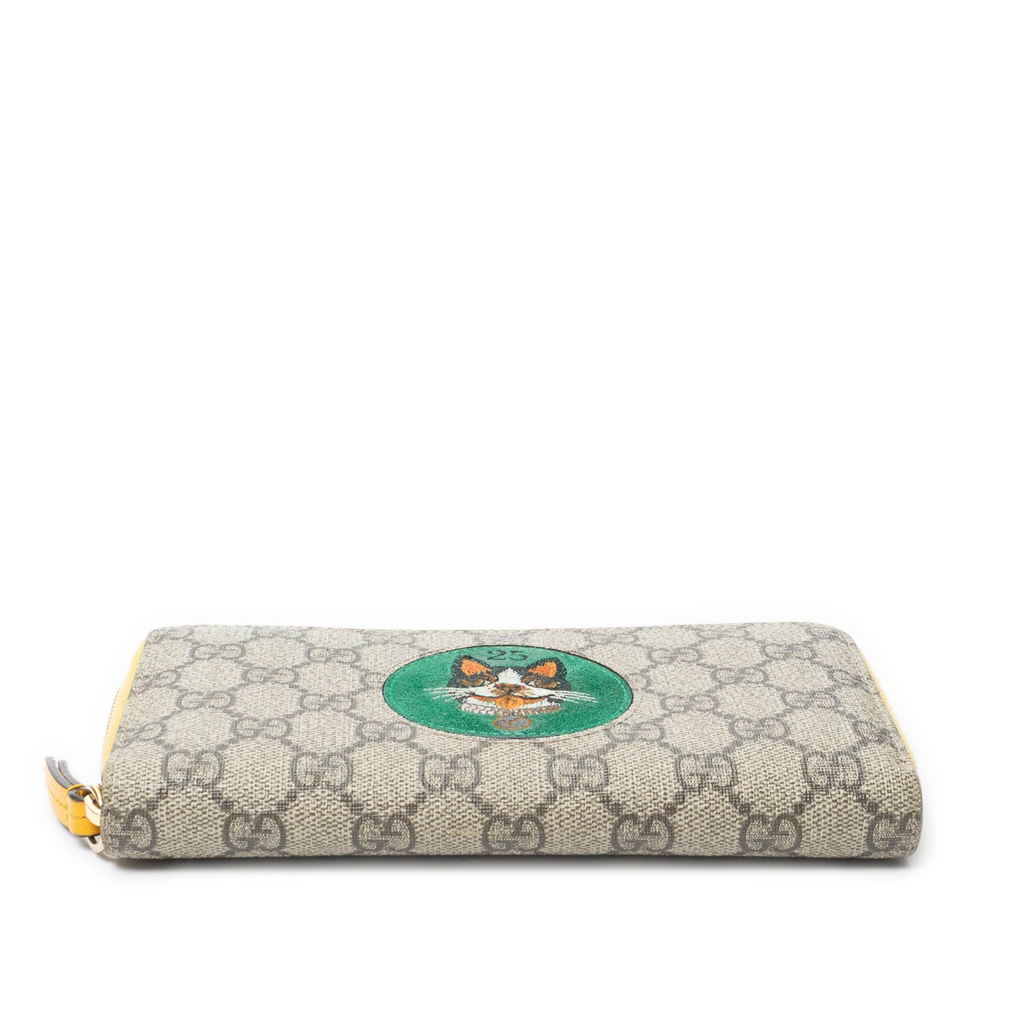 Wallet Boscoe Zip Around Wallet Beige Supreme Coated Canvas