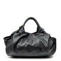 Shoulder Bag Aire Brisa Hobo Black Embossed Leather