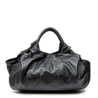 Shoulder Bag Aire Brisa Hobo Black Embossed Leather
