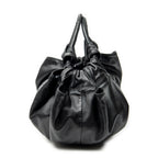 Shoulder Bag Aire Brisa Hobo Black Embossed Leather