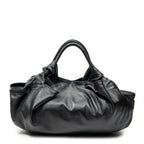 Shoulder Bag Aire Brisa Hobo Black Embossed Leather