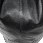 Shoulder Bag Aire Brisa Hobo Black Embossed Leather