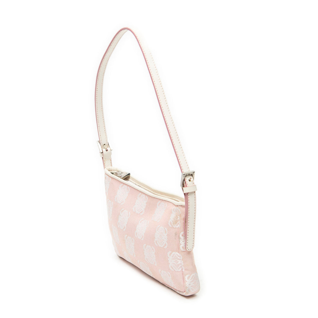 Shoulder Bag Accessory Pouch Light Pink Anagram Canvas