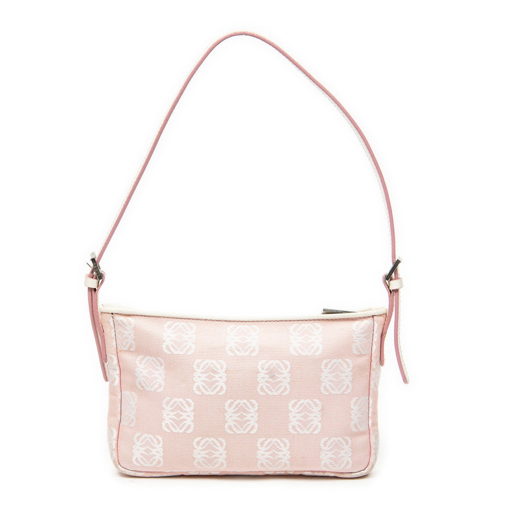 Shoulder Bag Accessory Pouch Light Pink Anagram Canvas