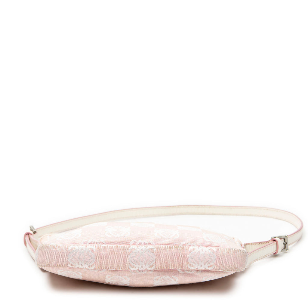 Shoulder Bag Accessory Pouch Light Pink Anagram Canvas