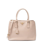 Shoulder Bag Small Executive Tote Pink Saffiano Leather