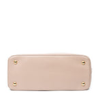 Shoulder Bag Small Executive Tote Pink Saffiano Leather