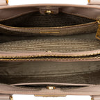 Shoulder Bag Small Executive Tote Pink Saffiano Leather