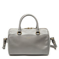 Shoulder Bag Baby Duffle Taupe Smooth Leather