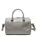 Shoulder Bag Baby Duffle Taupe Smooth Leather