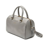 Shoulder Bag Baby Duffle Taupe Smooth Leather