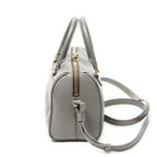 Shoulder Bag Baby Duffle Taupe Smooth Leather