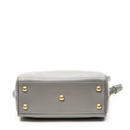 Shoulder Bag Baby Duffle Taupe Smooth Leather
