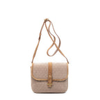 Shoulder Bag Le Monogramme Satchel Brown Monogram Suede Leather
