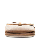 Shoulder Bag Le Monogramme Satchel Brown Monogram Suede Leather