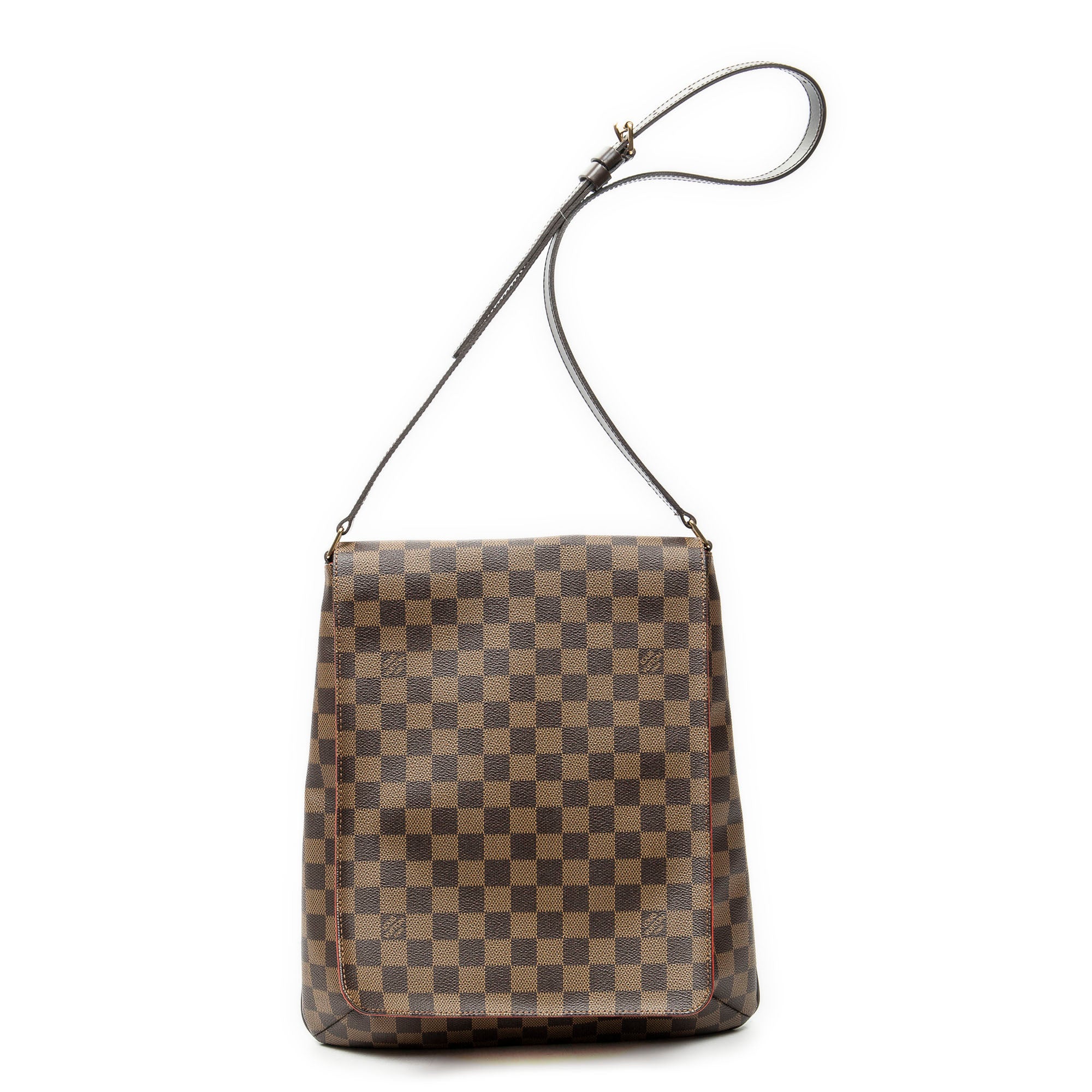 Shoulder Bag Musette Brown Damier Ebene