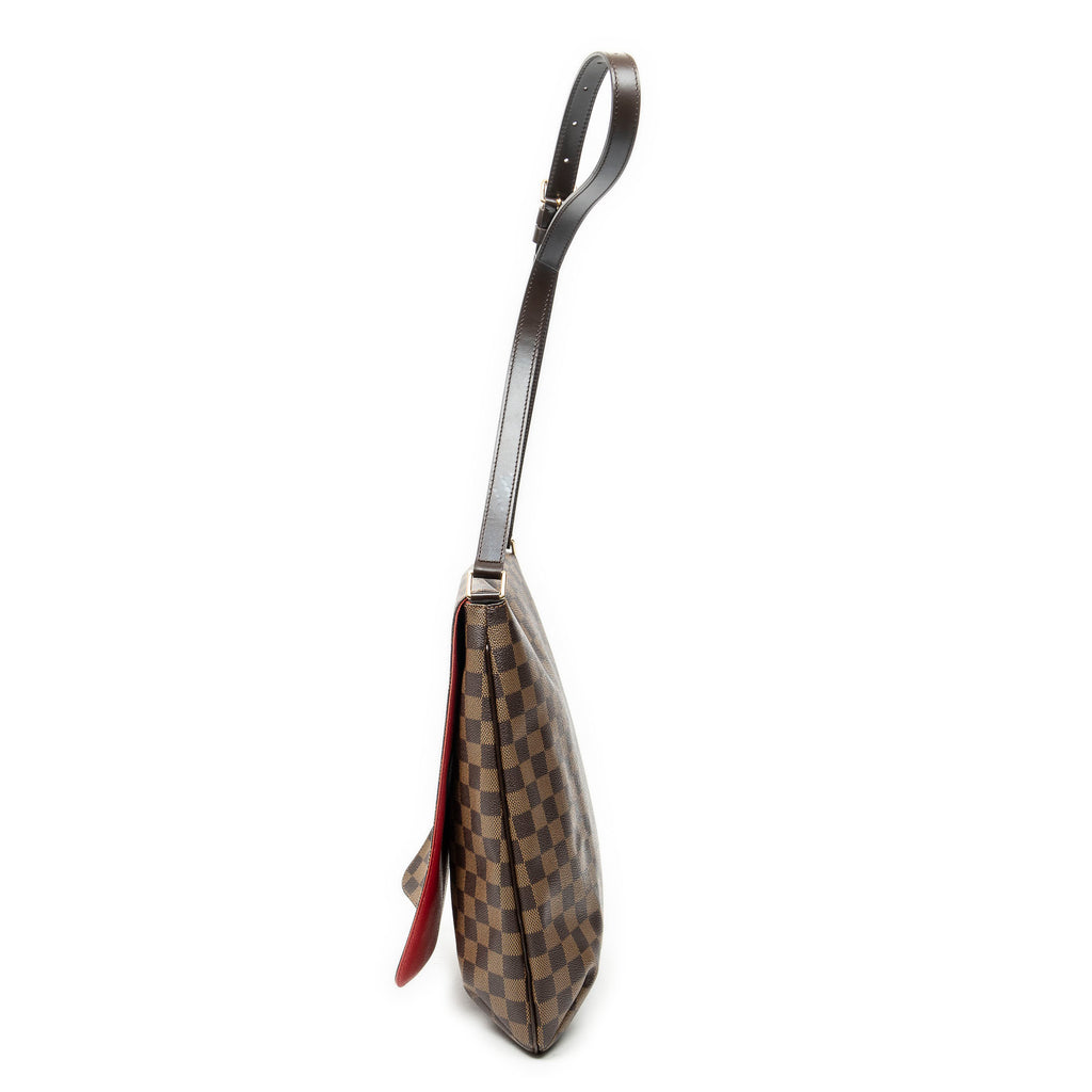 Shoulder Bag Musette Brown Damier Ebene