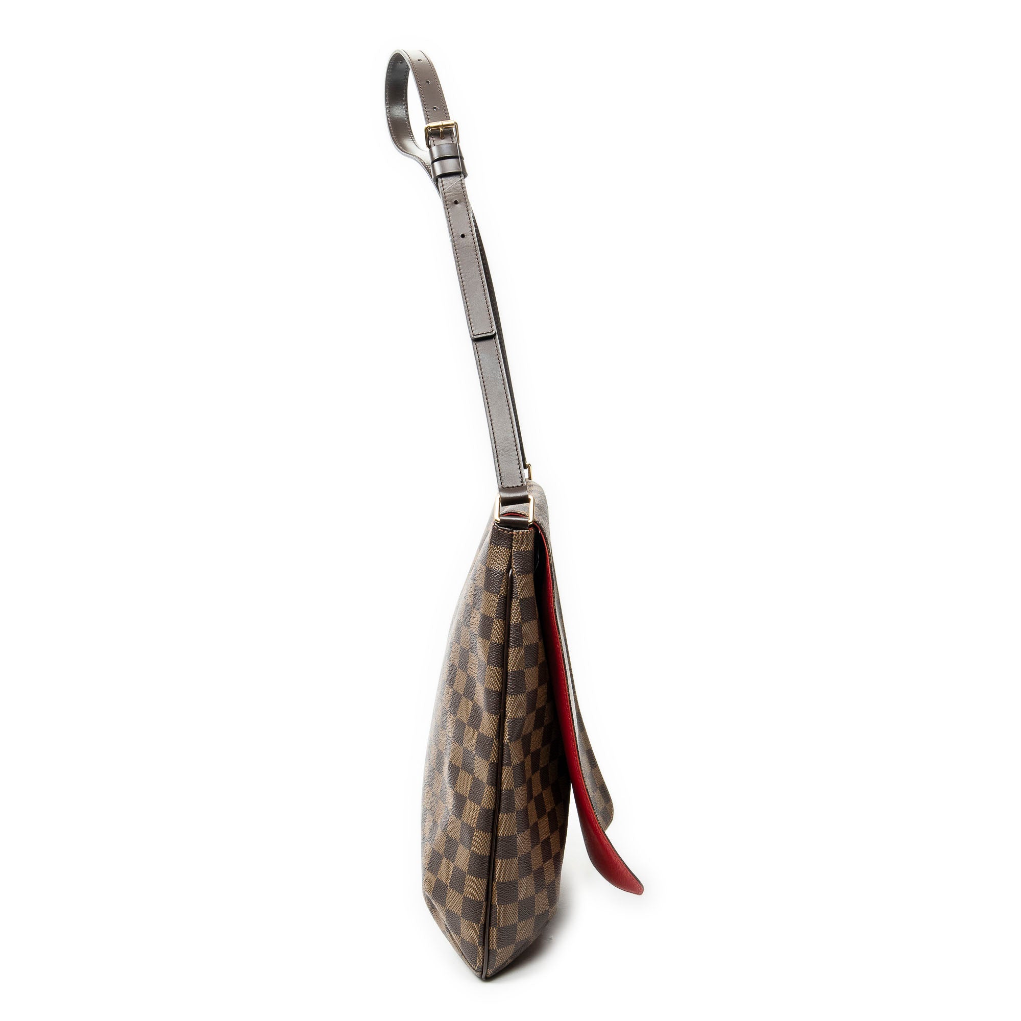 Shoulder Bag Musette Brown Damier Ebene