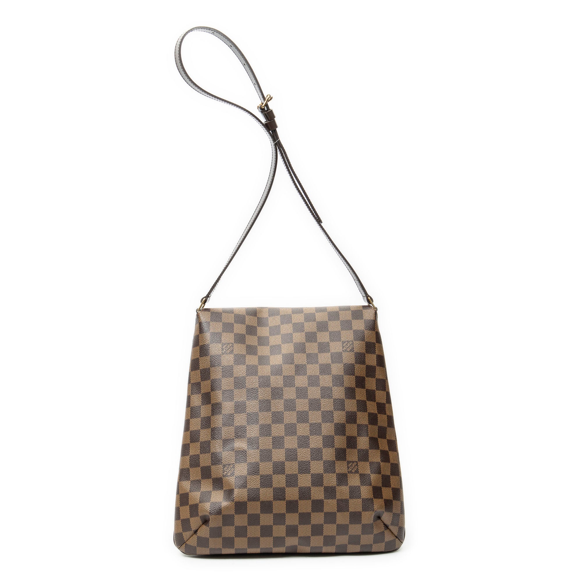 Shoulder Bag Musette Brown Damier Ebene