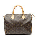 Handbag Speedy 30 Brown Monogram Canvas