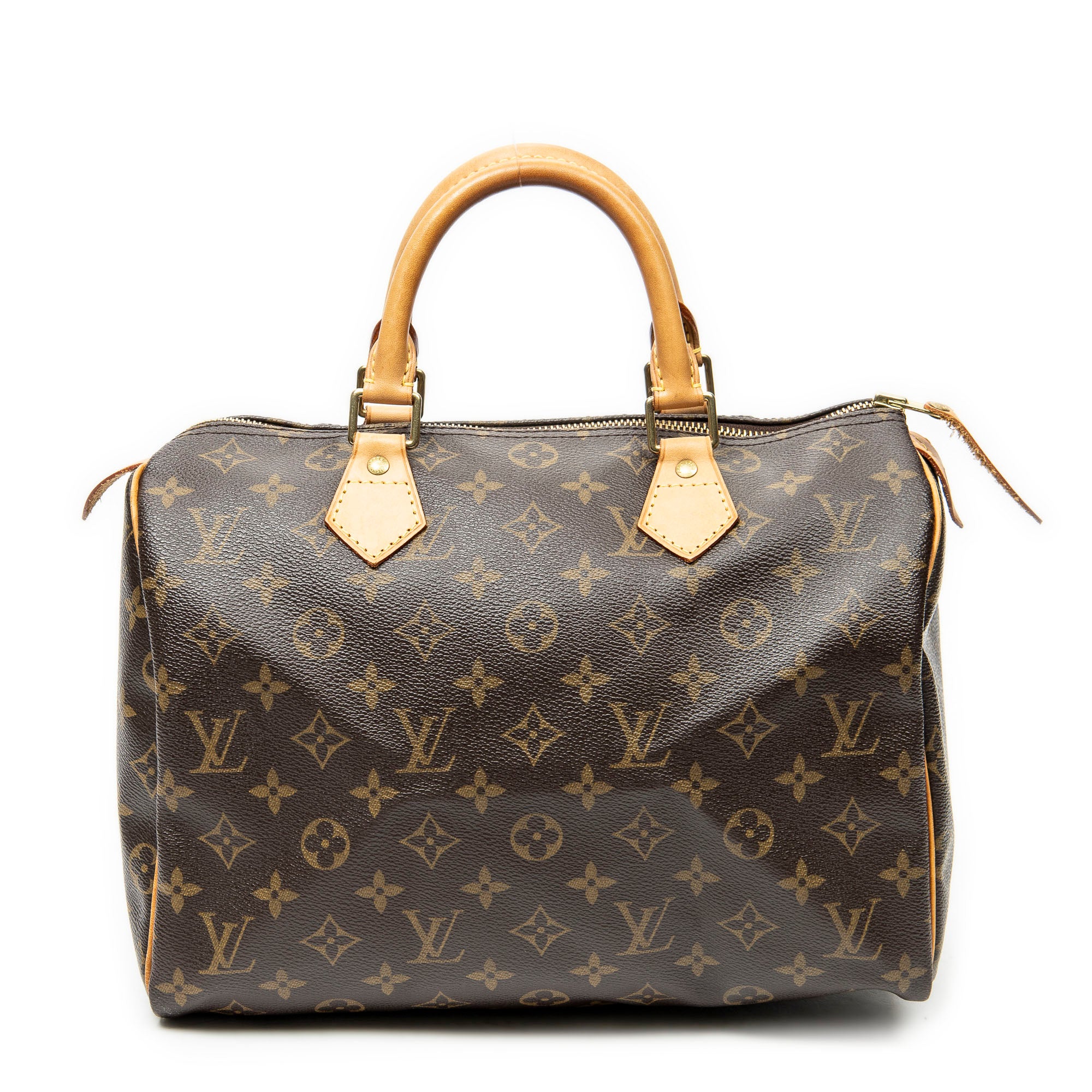 Handbag Speedy 30 Brown Monogram Canvas