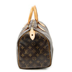 Handbag Speedy 30 Brown Monogram Canvas