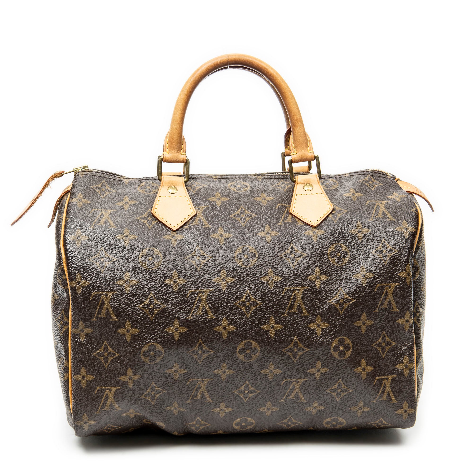 Handbag Speedy 30 Brown Monogram Canvas