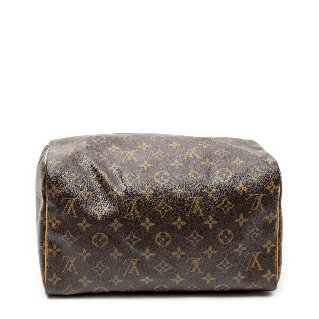 Handbag Speedy 30 Brown Monogram Canvas